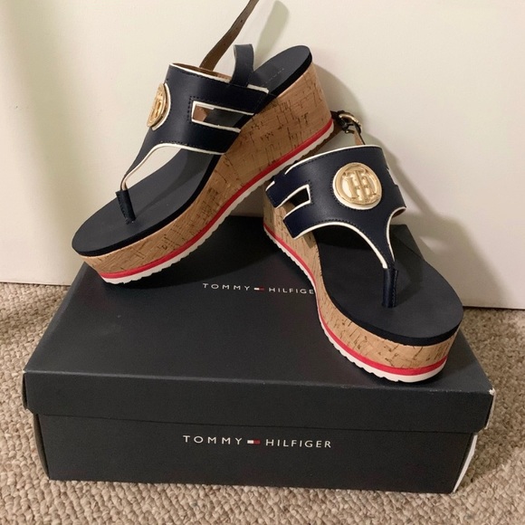 Tommy Hilfiger Shoes - Tommy Hilfiger Cork Wedges